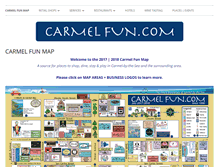 Tablet Screenshot of carmelfun.com